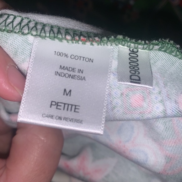 New York & Company: green and floral paisley print sleeveless dress w/ pockets - Picture 11 of 12